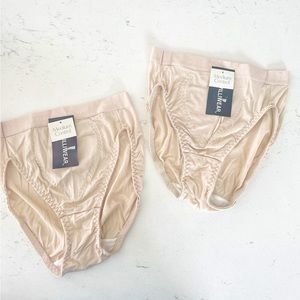 WilliWear Vintage 90s Medium Control Shapewear Gold Underwear NWT 2 Pair Large